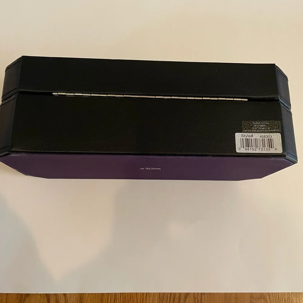 Wolf Watch Case 5 Watch Storage with key - Picture 4 of 7